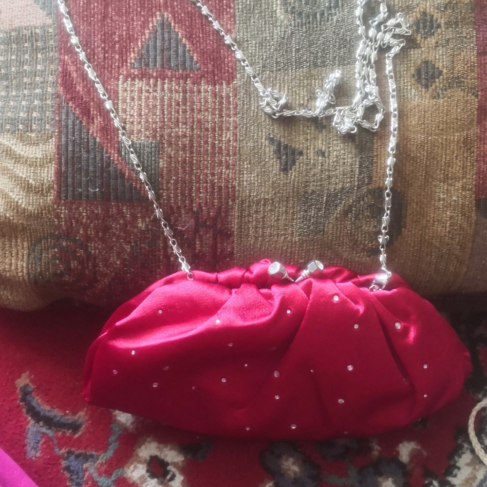 Rosy Pink evening clutch